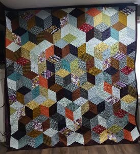 2-sided Mood Quilt, 96x99", $800